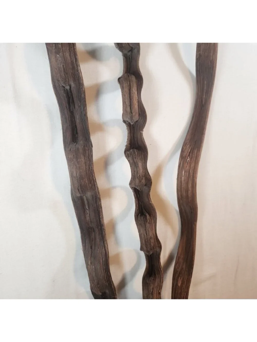 KiwiNatural Dried Decorative Vines Set of 3 Large Twisted Wood Branches 60 Inch